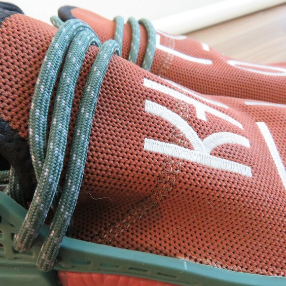 PHARRELL X ADIDAS NDM Hu Human Race Chocolate Sneaker Shoes - Men's Size US 7.5 - Picture 4 of 15